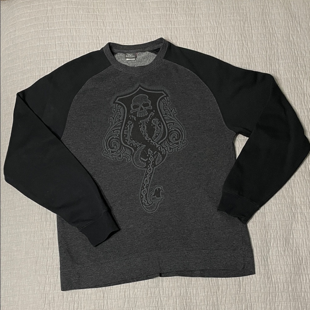 Universal Studios Harry Potter Dark Mark Symbol Voldemort Sweatshirt Size L